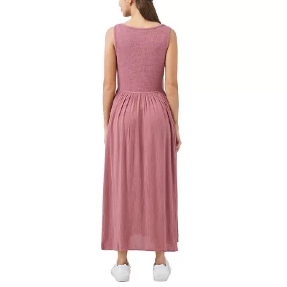 - NWT Frye Ladies Button Front Midi Dress Sz Large - Picture 7 of 8